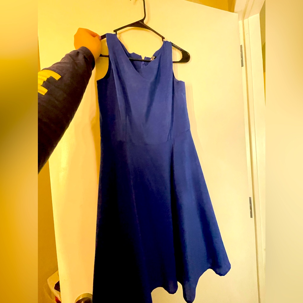 Casual Formal Blue Dress Size M